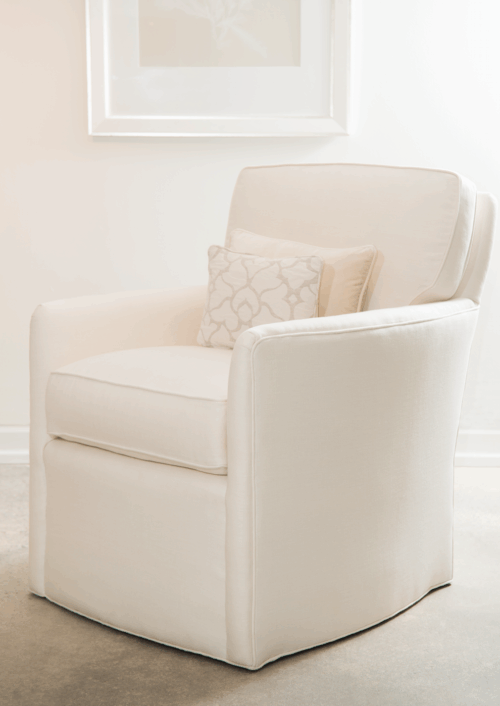 Angelique Swivel Chair by Bruce Andrews